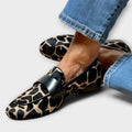 ALERIA - LEOPARD PRINT LEATHER LOAFERS