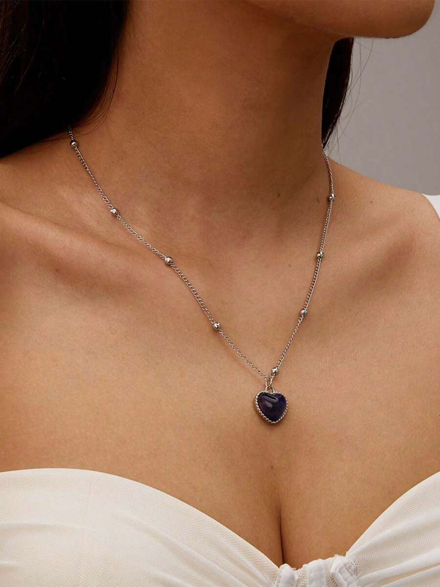 Celeste Heart Necklace
