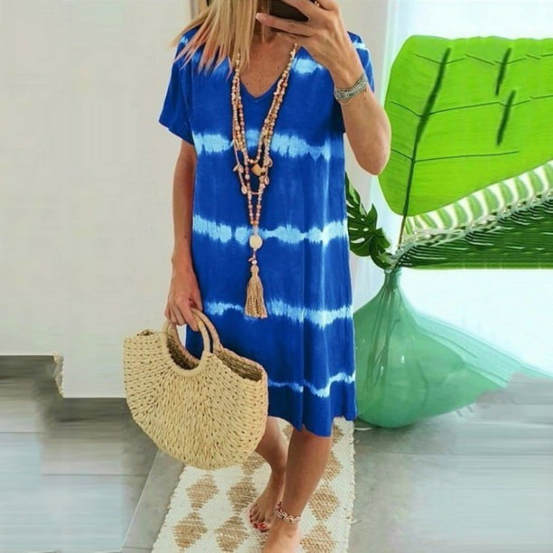 Wilma - Effortless Tie-Dye Dress