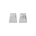 Silver Aura Statement Earrings
