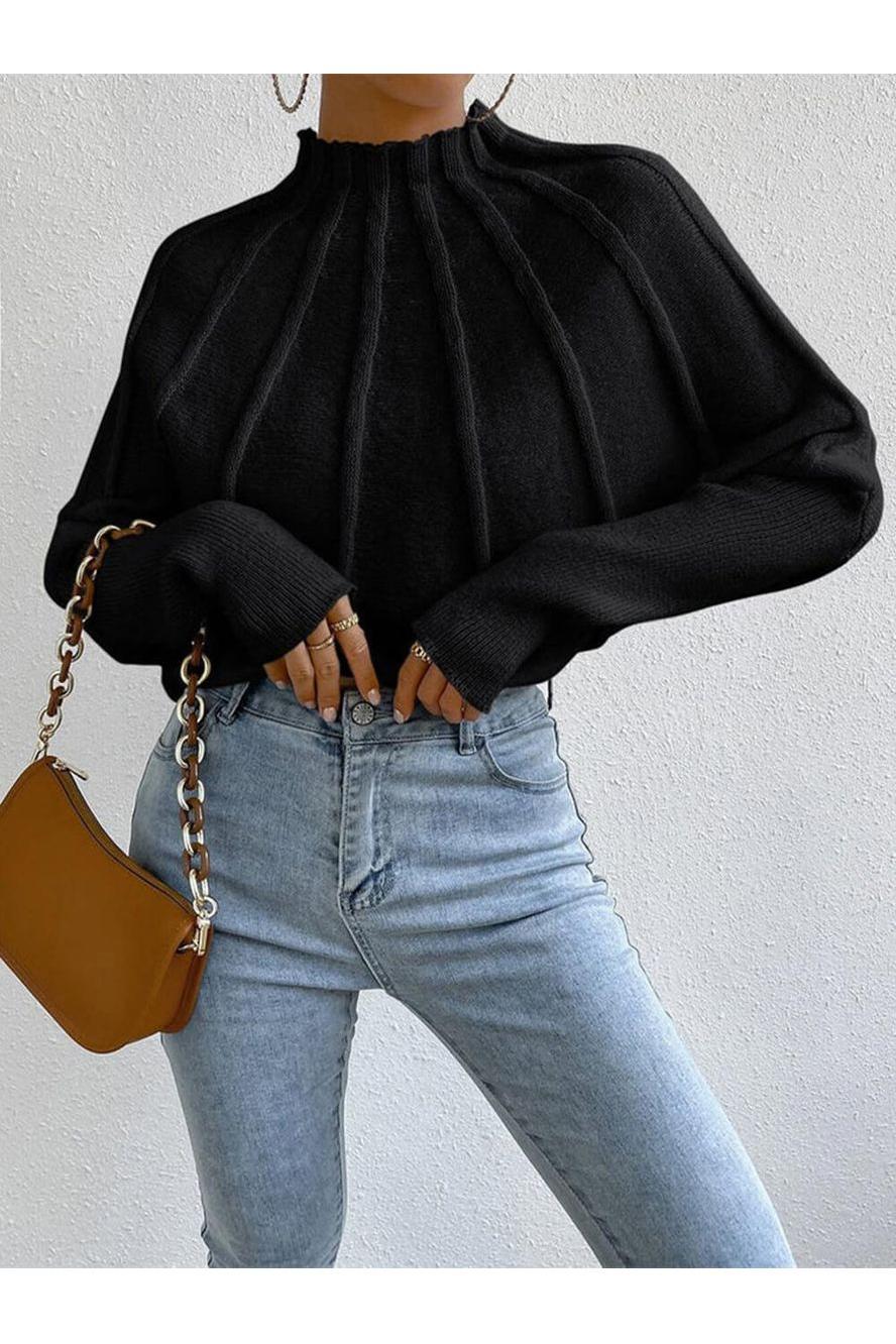 Simple Dolman Sleeve Sweater