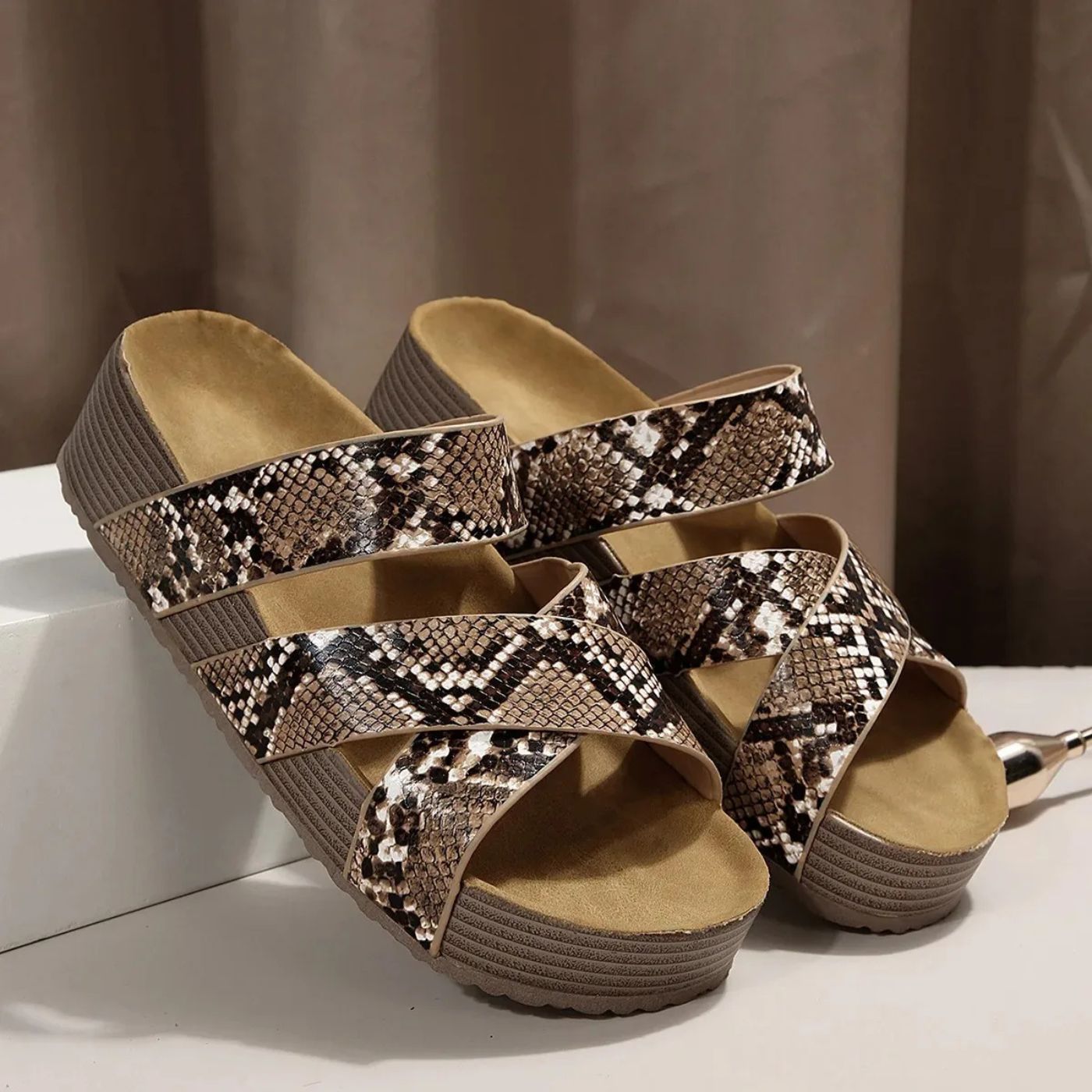 Cora | Orthopedic Leather Strap Sandals