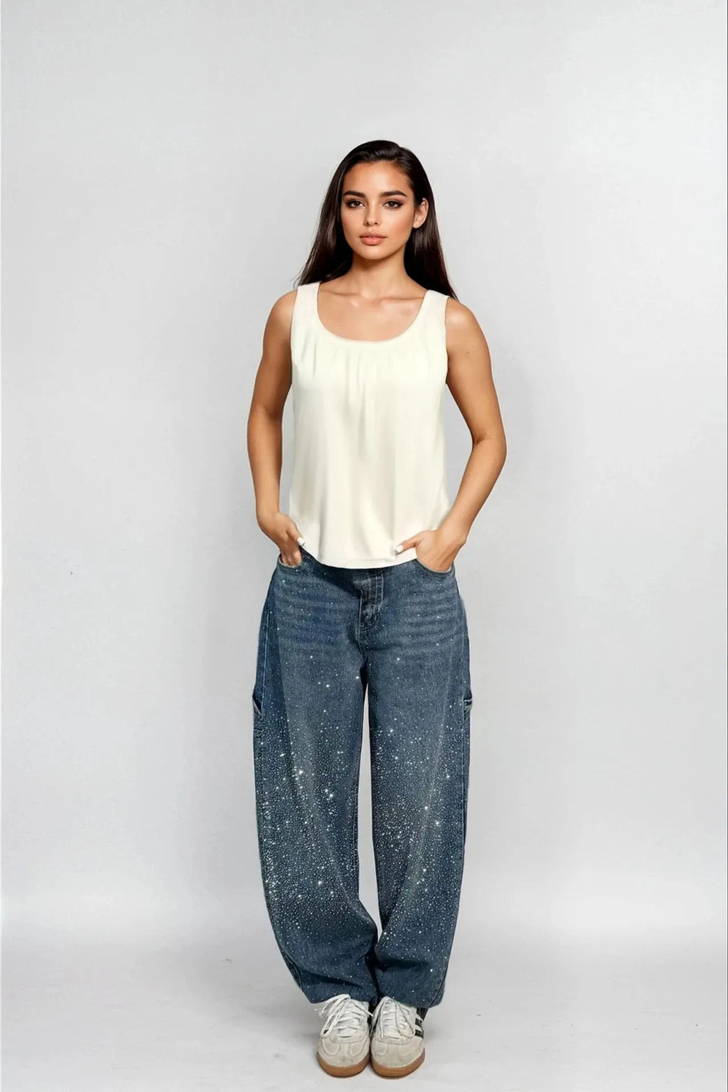 Celeste Rhinestone Jeans