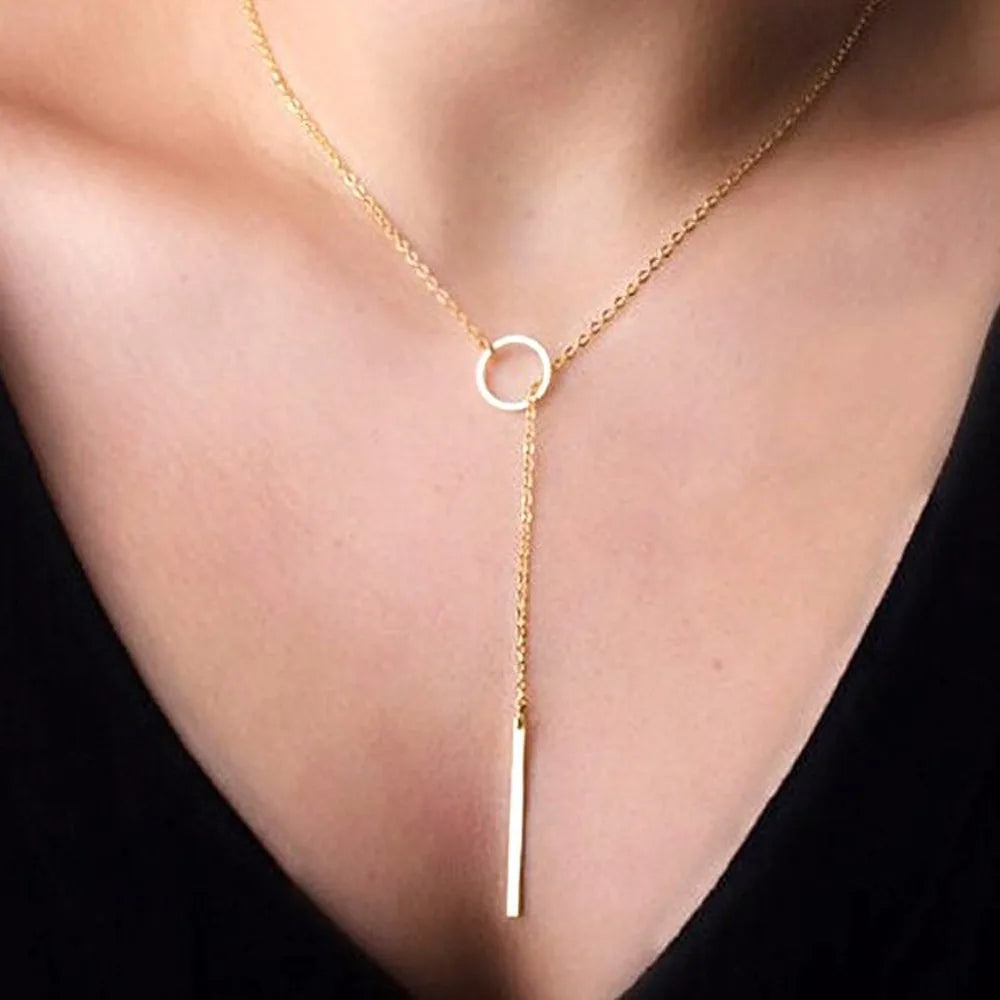 Eclipse Y Necklace