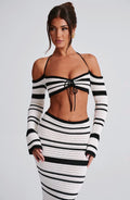 Coastal Rhythm Knit Two-Piece Set