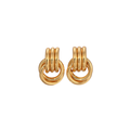 Golden Petite Knot Earrings