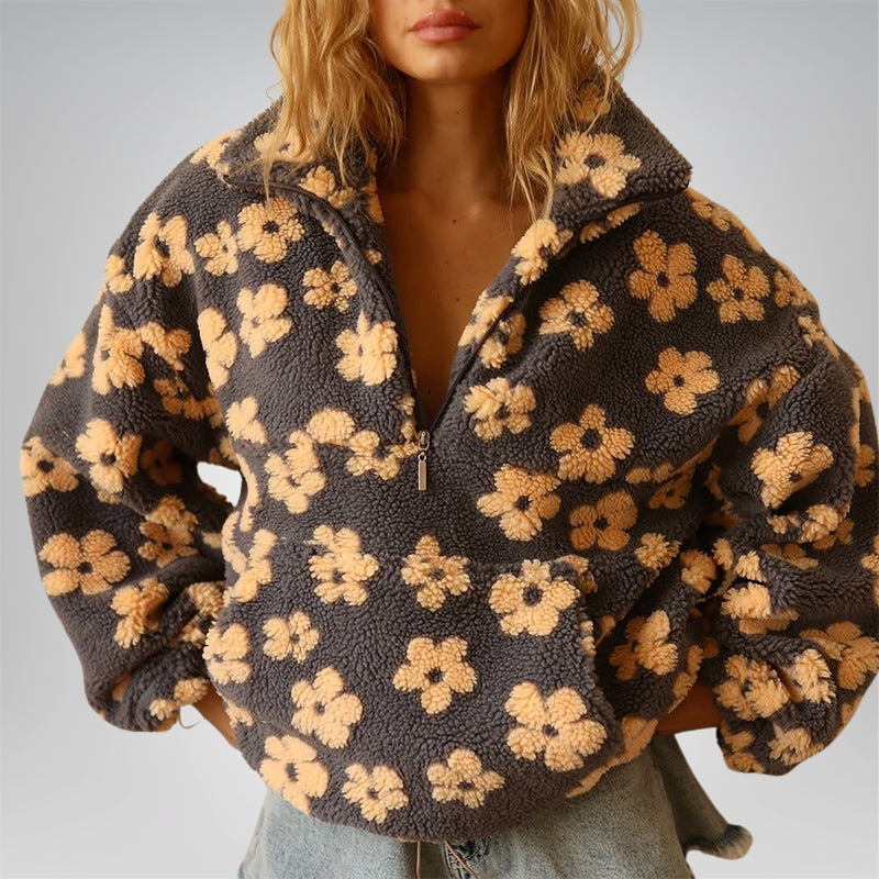 Aysha | Fleece Bloom Sweater