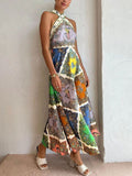 The Boho Luxe Halter Maxi Dress
