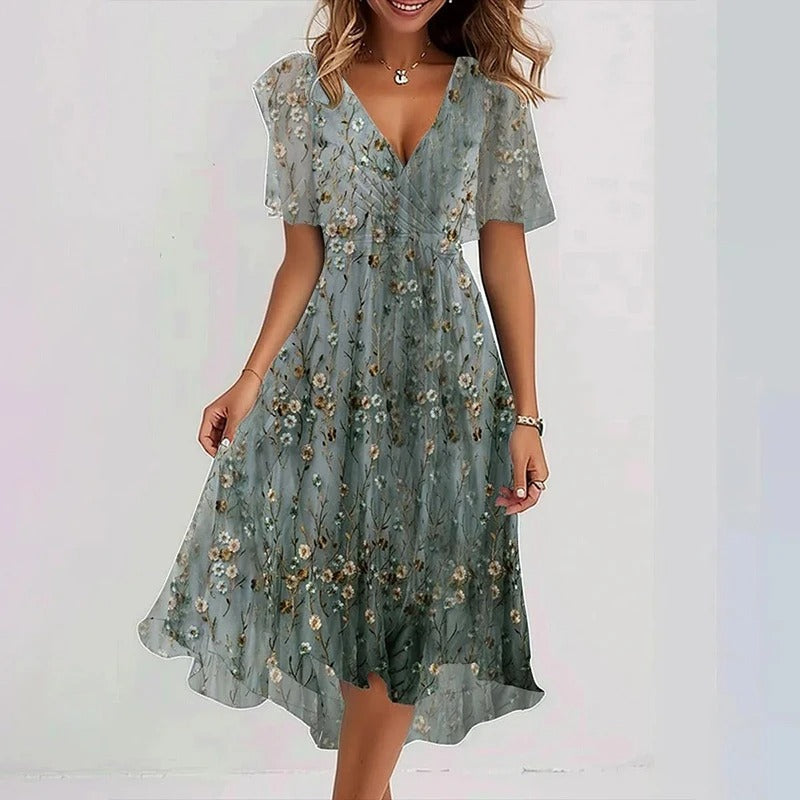 Carol | Elegant Colorfoul Dress