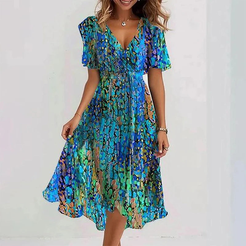 Carol | Elegant Colorfoul Dress