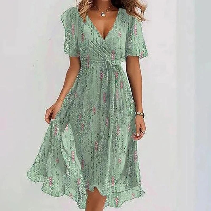 Carol | Elegant Colorfoul Dress