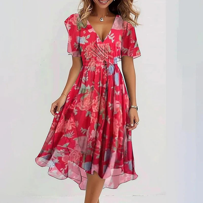Carol | Elegant Colorfoul Dress