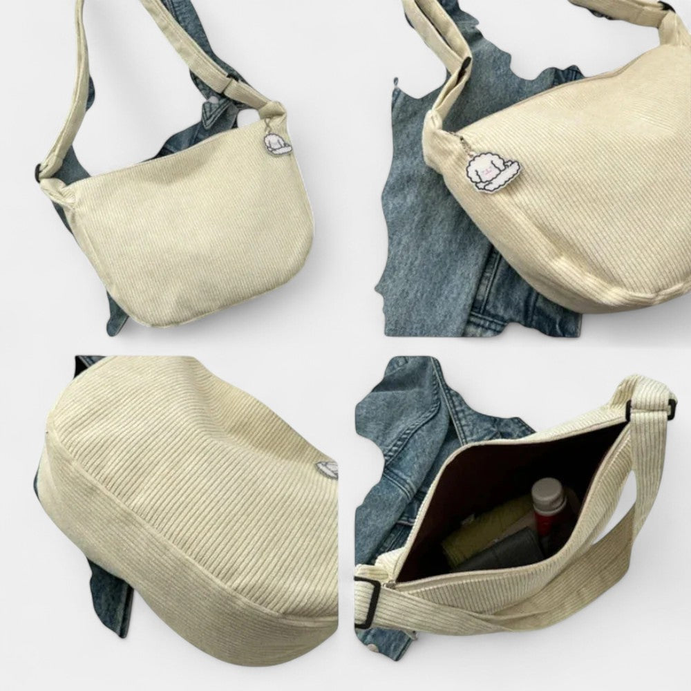 GRAINNE CORDOROY SHOULDER BAG